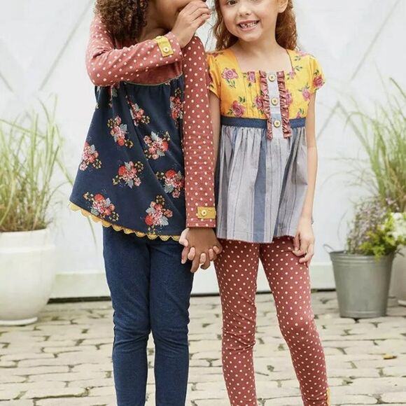 Matilda Jane In Her Element Leggings Joanna Gaines Down Home Tunic girls size 6 - Picture 11 of 11